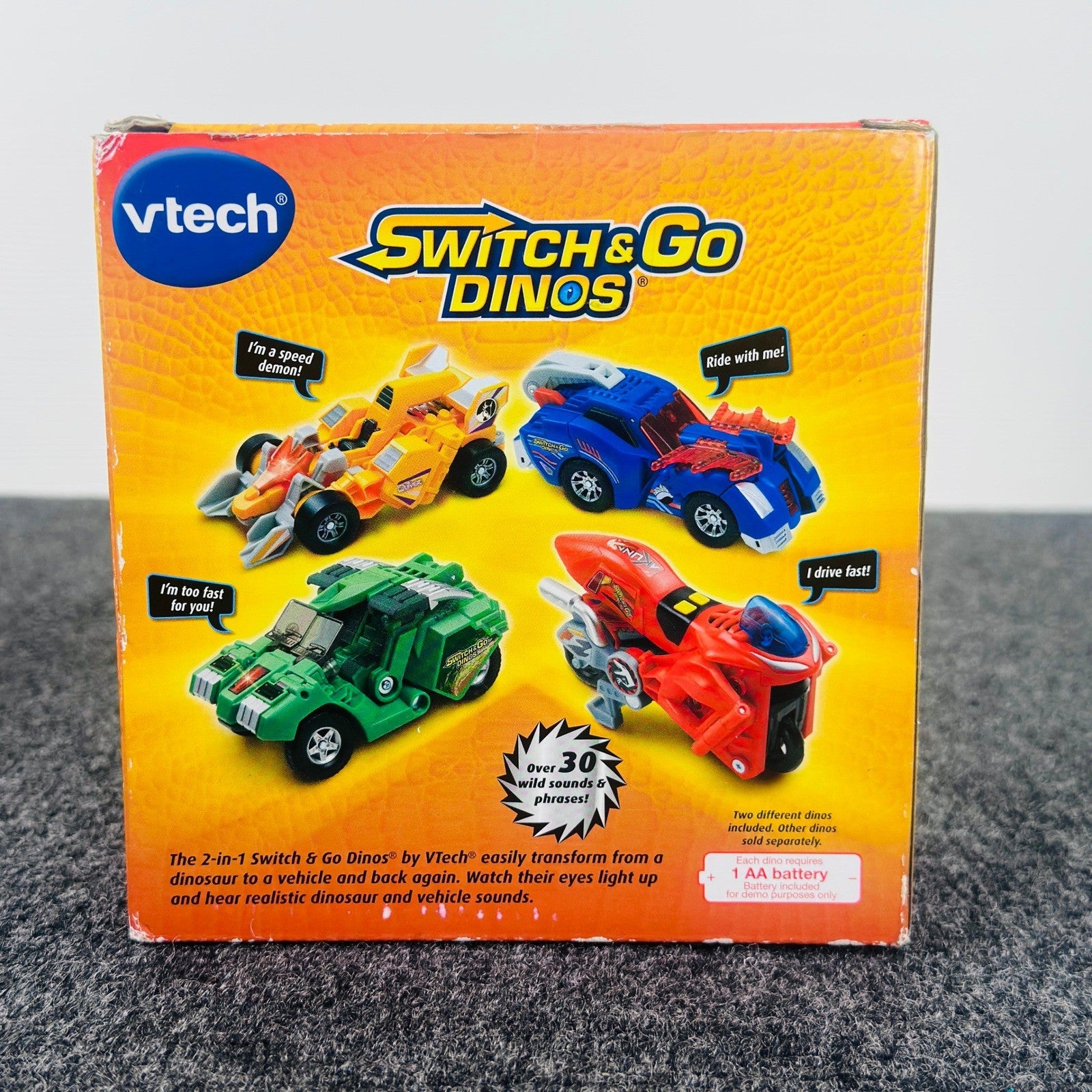 VTech Switch & Go Dinos Dino 2 Pack Transforming Dinosaur Vehicle Toys by VTech