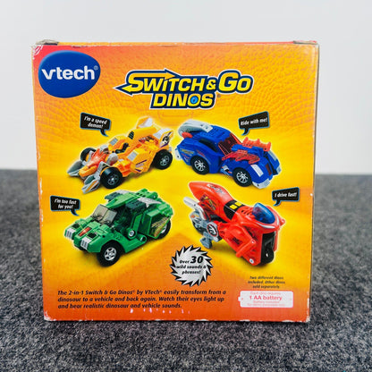 VTech Switch & Go Dinos Dino 2 Pack Transforming Dinosaur Vehicle Toys by VTech
