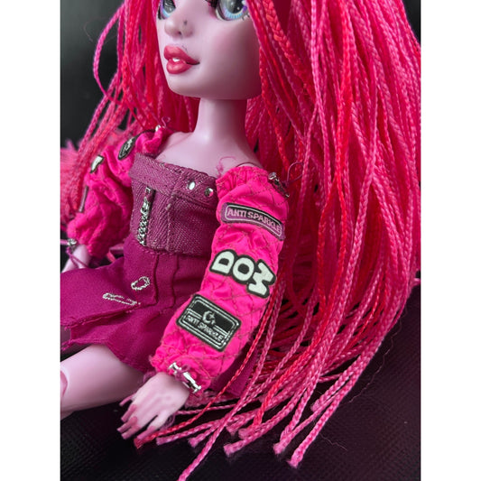 Rainbow High Shadow High Neon Shadow Pink Fashion Doll with Outfit &amp; Boots by Shadow High