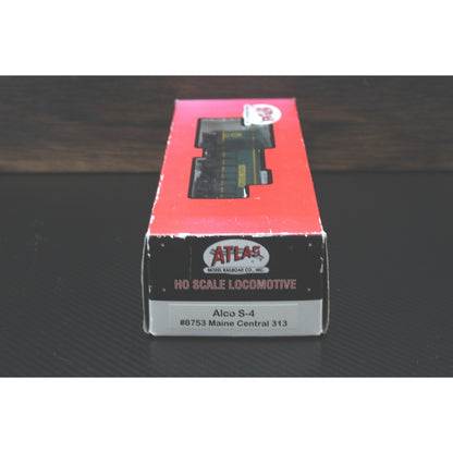 Atlas HO Scale Alco S-4 Diesel Switcher Maine Central 313 Locomotive 8753 Boxed by Atlas