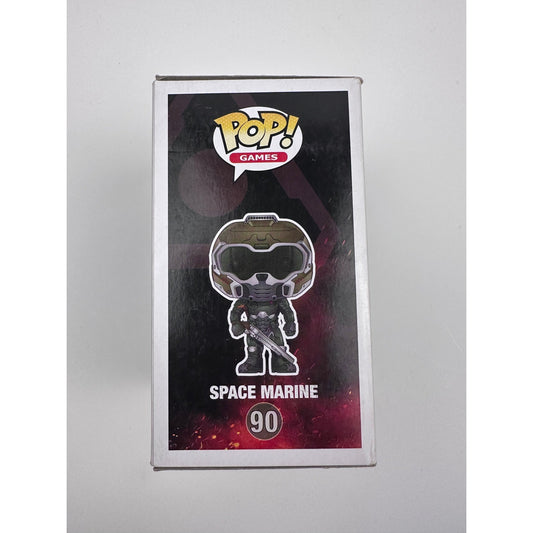 Funko Pop Games Doom Space Marine 90 Bethesda Vinyl Figure Collectible by Funko