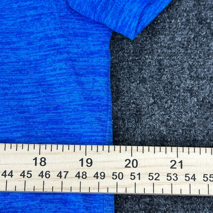 Layer 8 Mens Qwick-Dry Training Shirt Egyptian Blue Heather L23184 Size M NEW by Layer 8