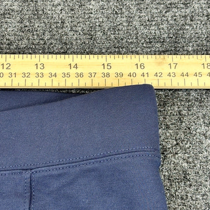 Old Navy Stevie Navy Blue High Rise Pintuck Ponte Knit Skinny Pants Womens Large by Old Navy