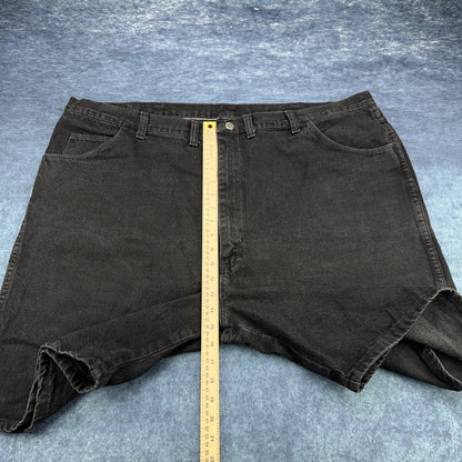 Wrangler Authentics Mens Black Denim Shorts 48 100% Cotton Made in USA 60601CB by Wrangler