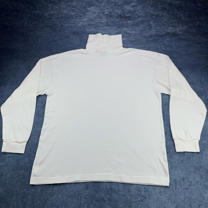Classic Cotton Turtleneck - Soft White XL by Flying Colors