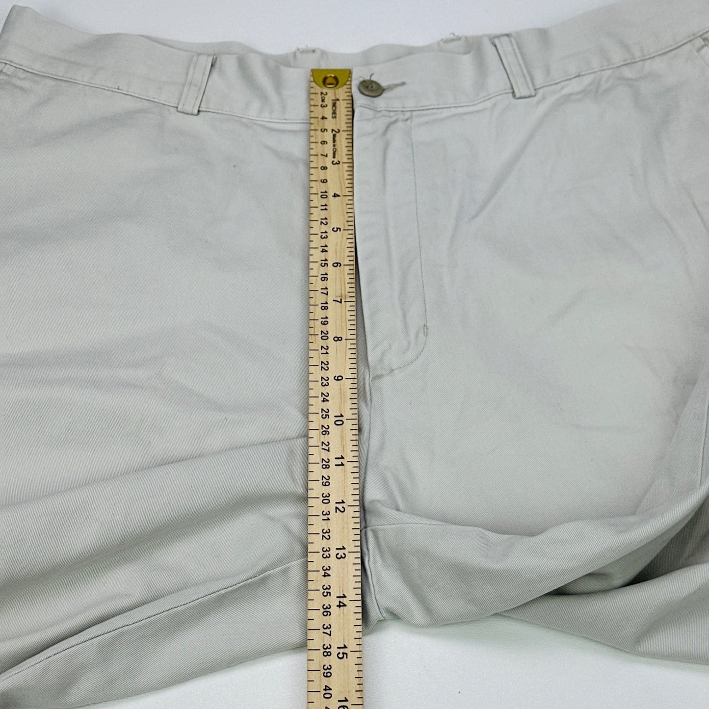 Natural Issue Mens Chino Pants 36x30 Stone Beige 100% Cotton Straight Leg Flat by Natural Issue