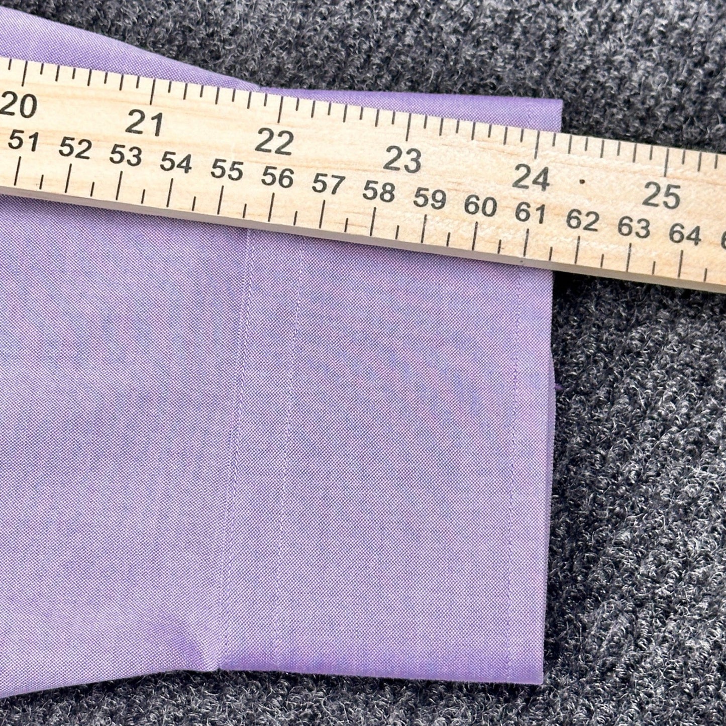 Jos A Bank Travelers Mens Tailored Fit Dress Shirt Lavender 23x33 by Jos. A. Bank