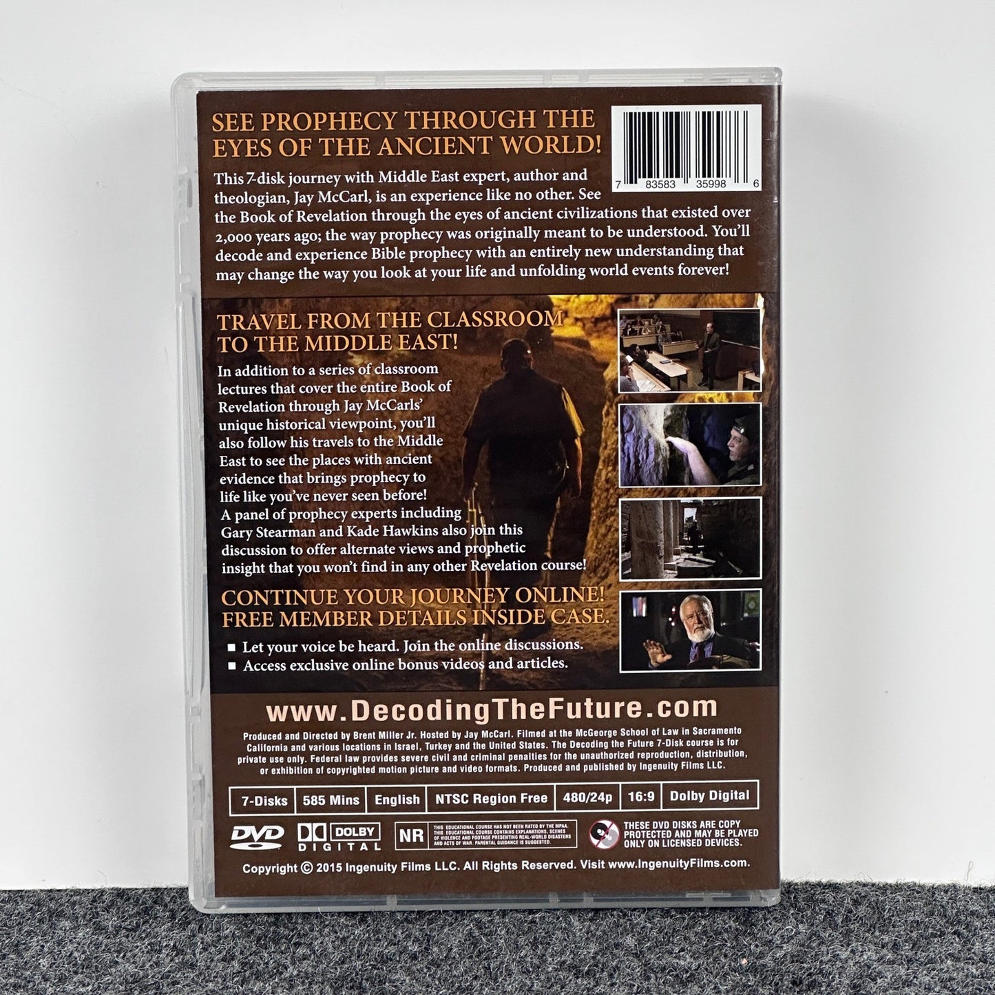 Decoding the Future Book of Revelation 7-Disk DVD Course Jay McCarl Booklet by Buysaavy
