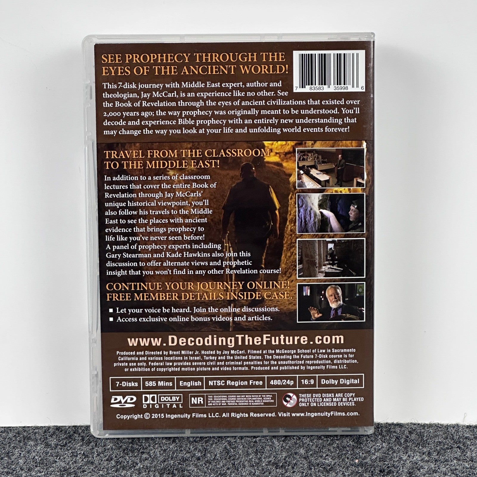 Decoding the Future Book of Revelation 7-Disk DVD Course Jay McCarl Booklet by Buysaavy