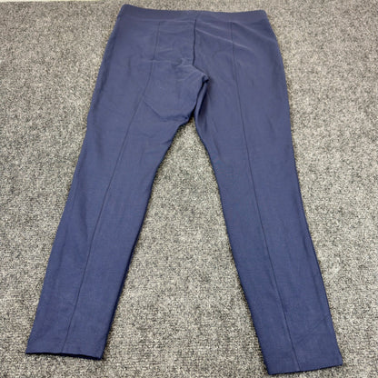 Old Navy Stevie Navy Blue High Rise Pintuck Ponte Knit Skinny Pants Womens Large by Old Navy