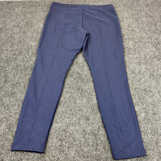 Old Navy Stevie Navy Blue High Rise Pintuck Ponte Knit Skinny Pants Womens Large by Old Navy