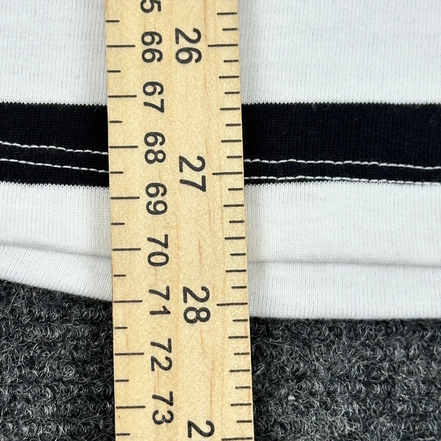 Stylus Mens Black Stripe Short Sleeve Crew Neck T-Shirt SP24STY5032M Medium NWT by Stylus