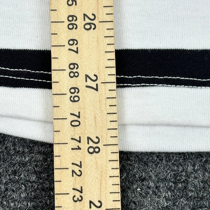Stylus Mens Black Stripe Short Sleeve Crew Neck T-Shirt SP24STY5032M Medium NWT by Stylus
