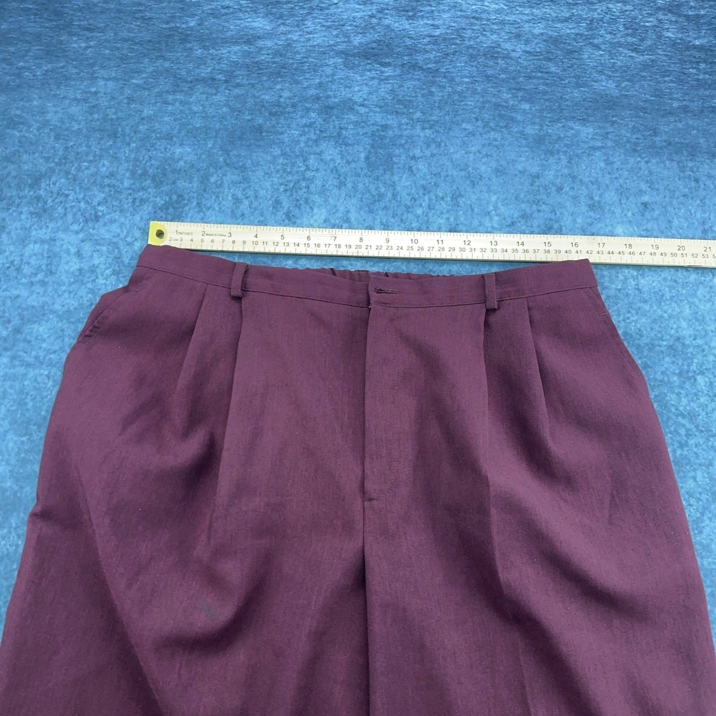 Liz Baker Woman Plum Purple Pleated Front Tapered Dress Pants 16WP Petite Plus by Liz Baker