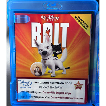 Bolt Blu-ray + DVD + Digital Copy - Walt Disney Pictures Family Adventure by Buysaavy