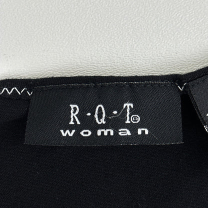 RQT Woman Out Of The Box Black Embroidered Short Sleeve Plus Size Top 3X W0078 by RQT Woman