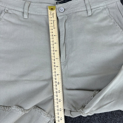 ASOS DESIGN Mens Stone Beige Cotton Twill Straight Leg Chino Pants 34X37 by ASOS DESIGN