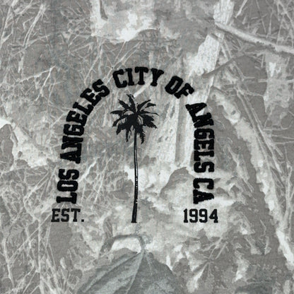 Rock Salt Los Angeles City of Angels Grey Camo Graphic T-Shirt Mens Medium by Rock Salt