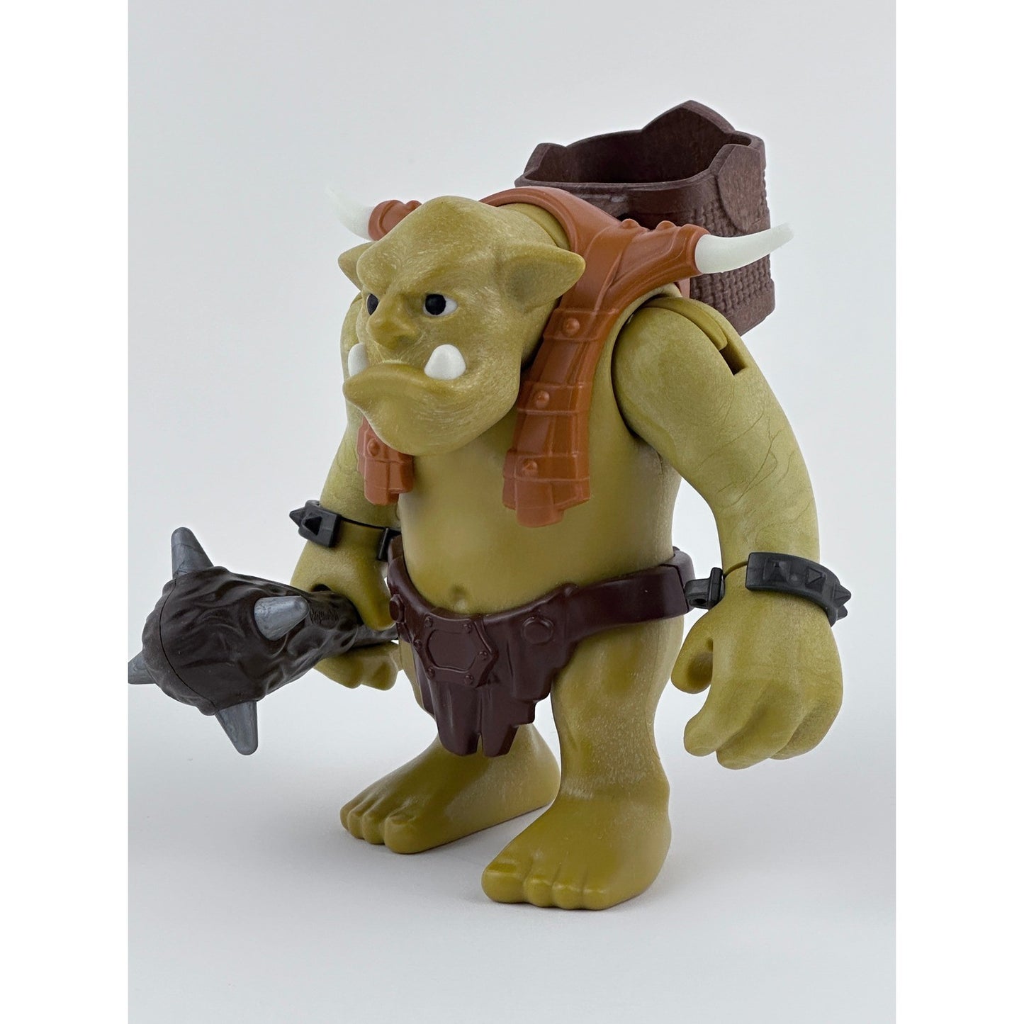Stone Protectors Ogee Troll Warrior Action Figure with Club and Backpack by Unbranded