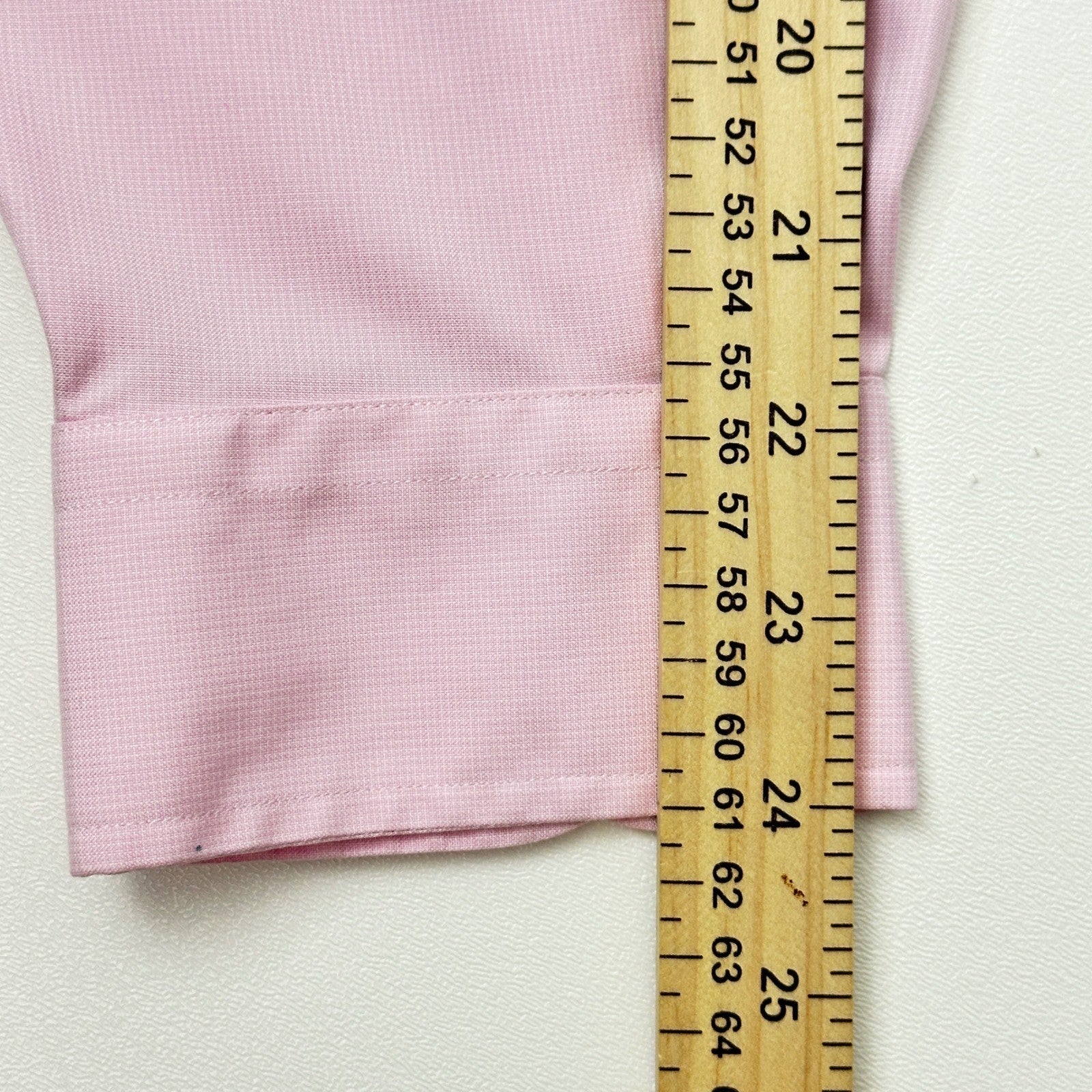 Jos. A. Bank Traveler Mens Tailored Fit Pink Cotton Dress Shirt 16.5-34 by Jos. A. Bank