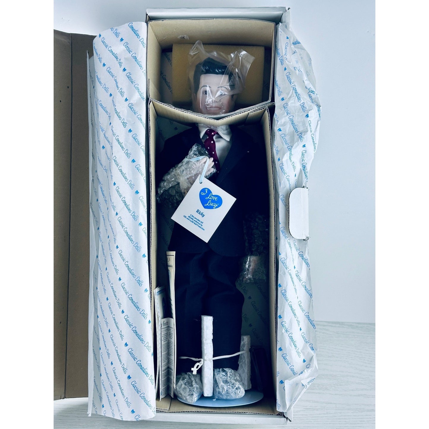 Hamilton Collection I Love Lucy Ricky Porcelain Doll Lucille Ball CBS by The Hamilton Collection