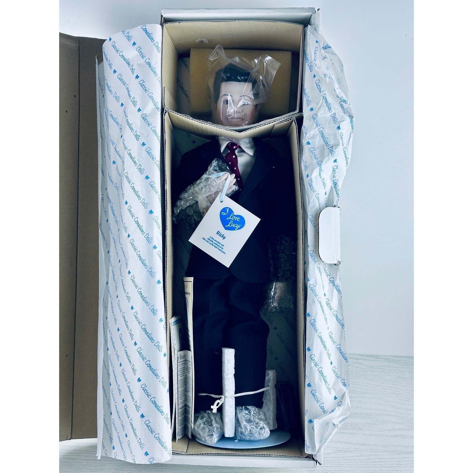 Hamilton Collection I Love Lucy Ricky Porcelain Doll Lucille Ball CBS by The Hamilton Collection