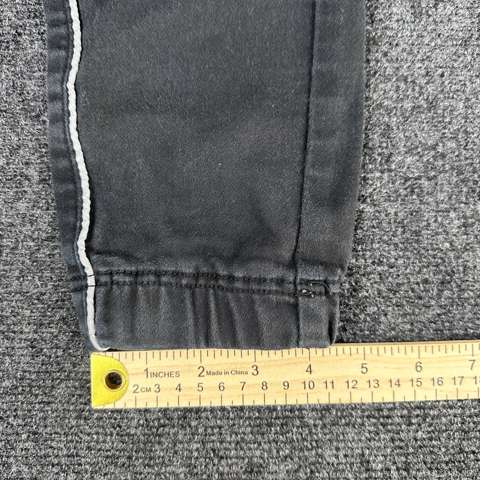 Zara Man Black Tapered Joggers Side Piping Drawstring Waist Mens Size L MEX 32 by Zara