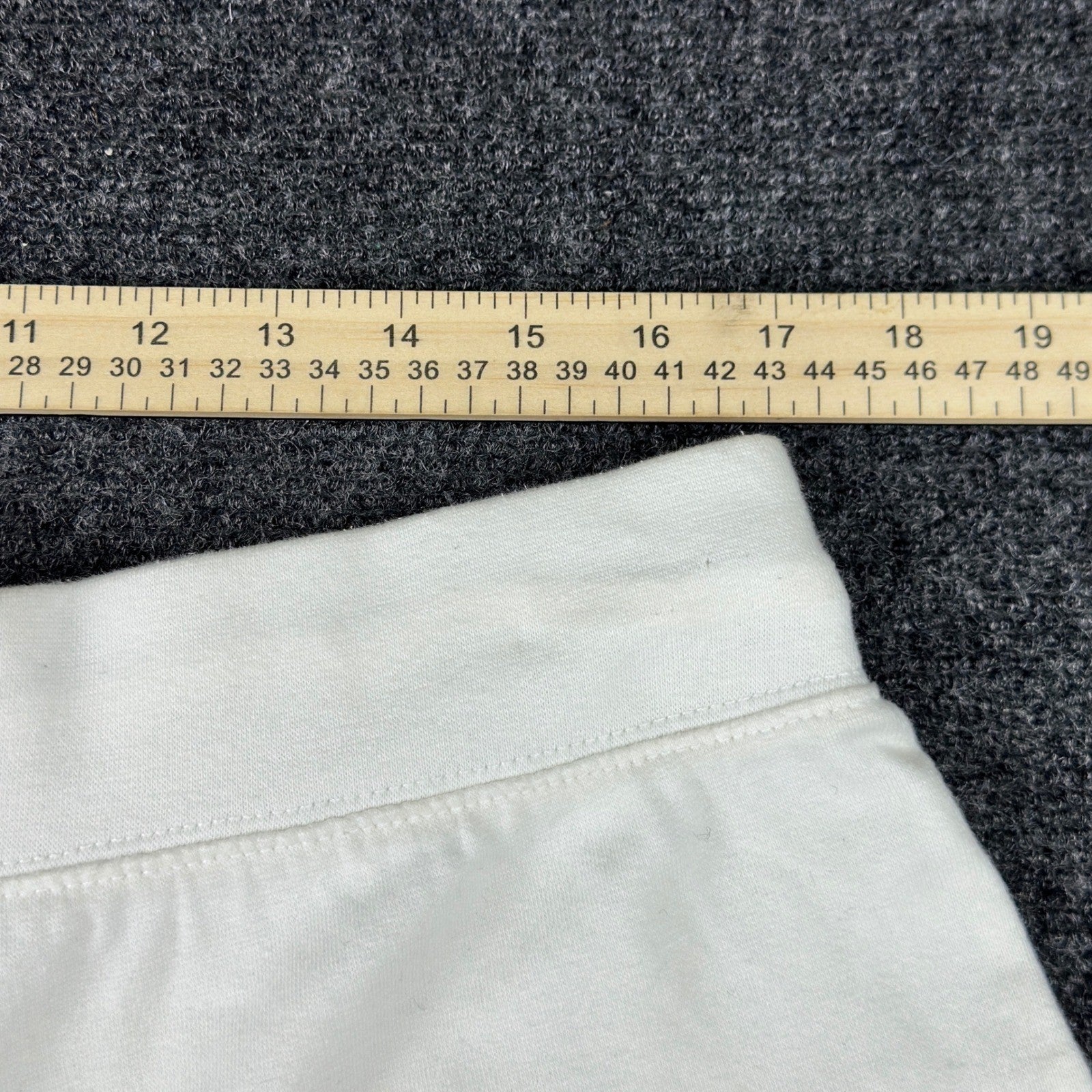 Like An Angel White Capri Sweatpants Plus Size 2X Wide Leg Drawstring Joggers by Like An Angel
