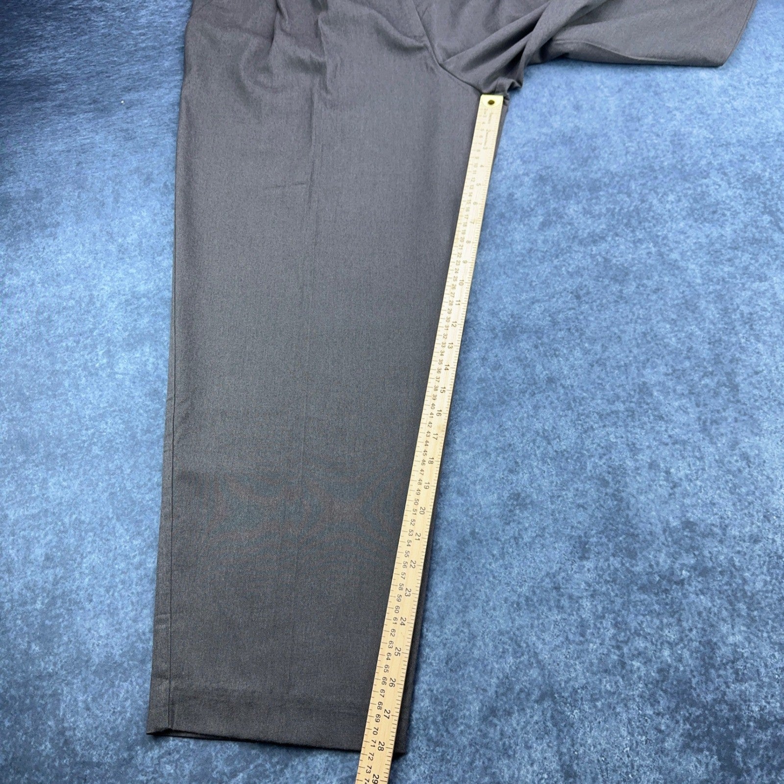 Tribeca Studio Women Gray Pleated Tapered Dress Pants 18WP Made in USA 95761207 by Tribeca Studio