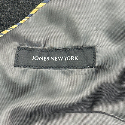 Jones New York Mens 44R Blazer Charcoal Grey Two Button Sport Coat Jacket by Jones New York