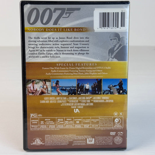 Thunderball James Bond 007 DVD Sean Connery 2006 Widescreen Restoration New by Buysaavy