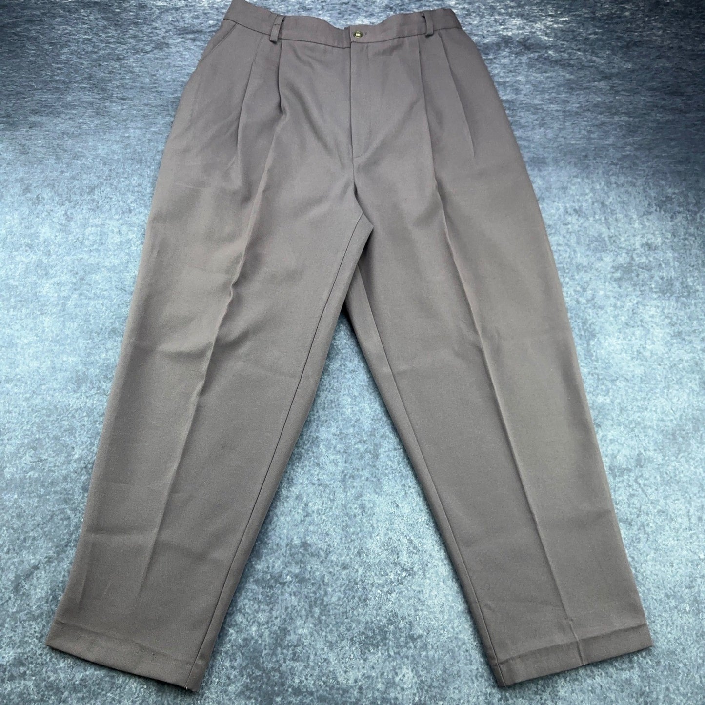 Vintage Sellecca Pleated Trousers Womens 20WP Charcoal Grey Made in USA Slacks by Sellecca