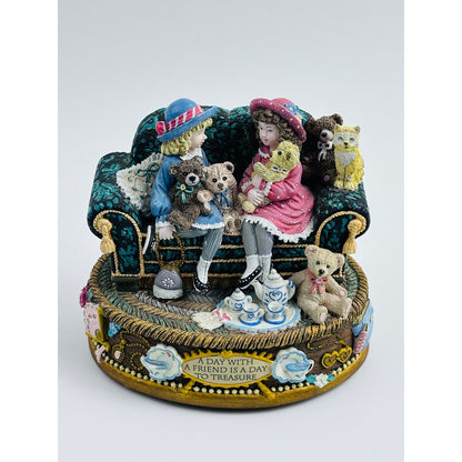 San Francisco Music Box Company Cherish The Thought Figurine Music Box by The San Francisco Music Box Company