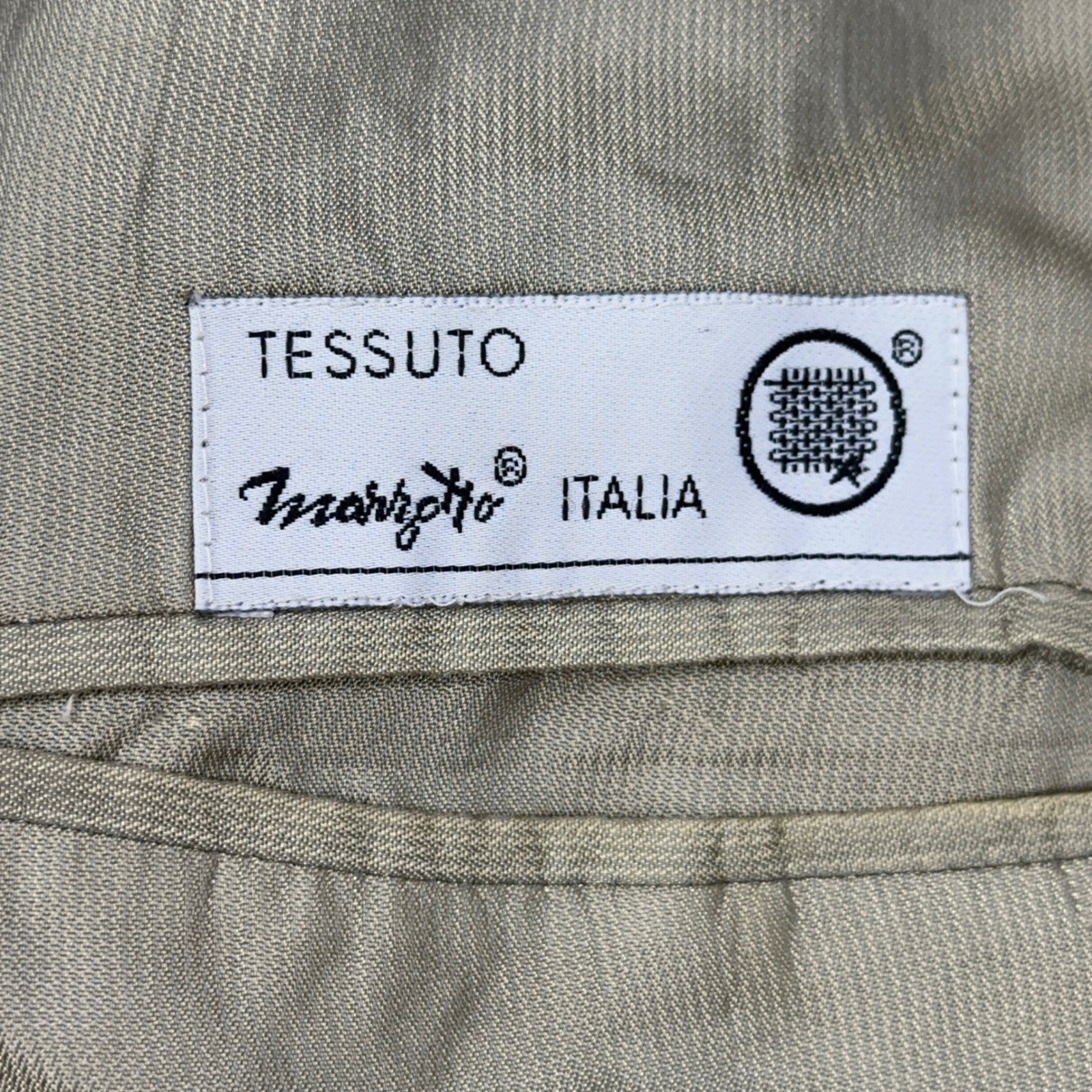 Division Vogue Tan Marzotto Italia Tessuto Blazer Sport Coat Beige Mens by Division Vogue