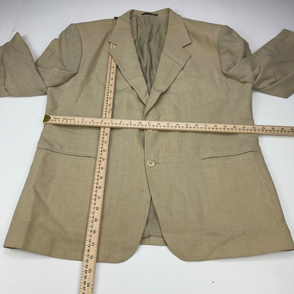 Division Vogue Tan Marzotto Italia Tessuto Blazer Sport Coat Beige Mens by Division Vogue