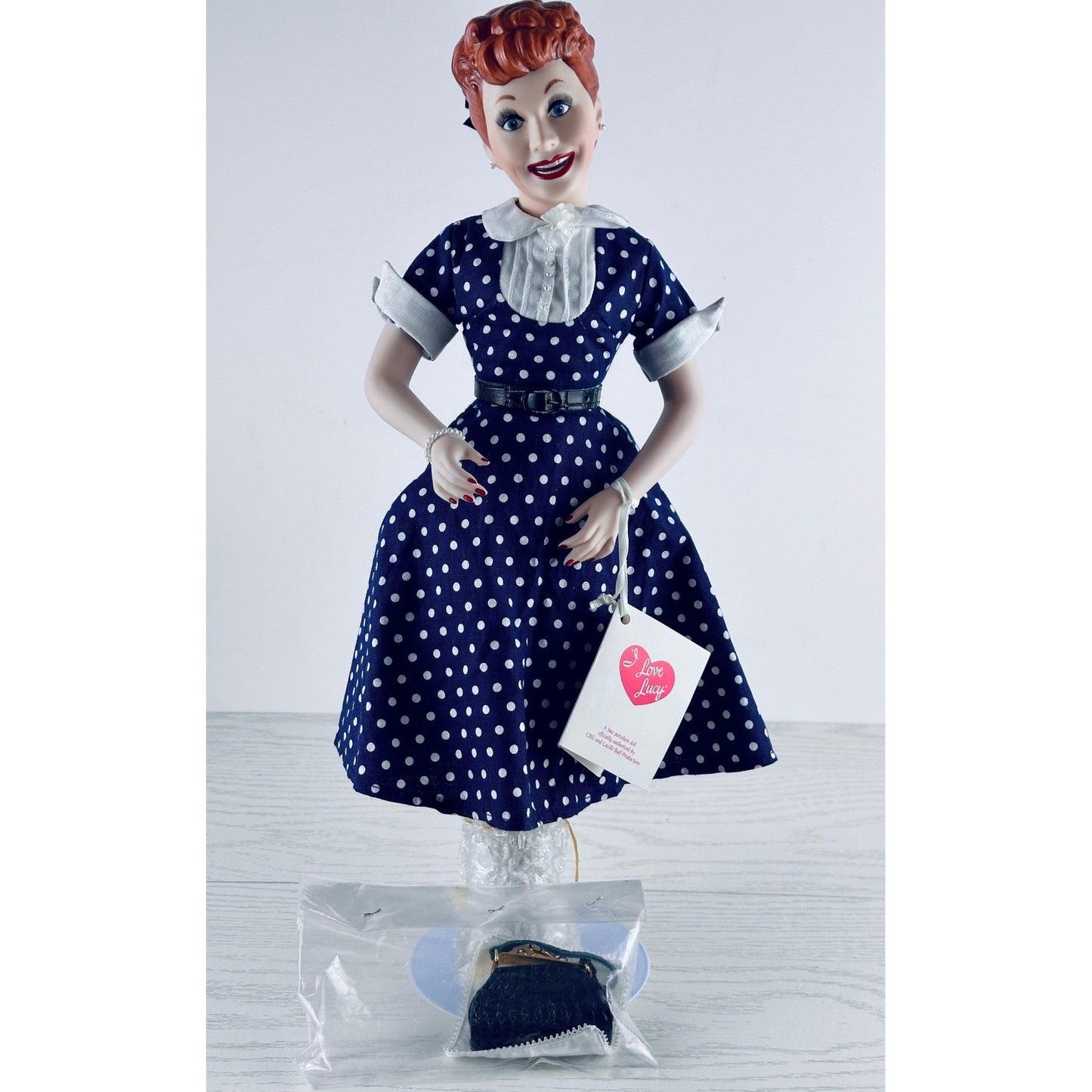 Hamilton Collection I Love Lucy Ricky Porcelain Doll Lucille Ball CBS by The Hamilton Collection