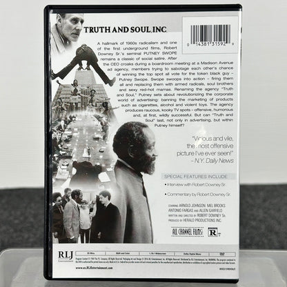 Putney Swope DVD Robert Downey Sr 1969 Satire Comedy RLJ Entertainment by Buysaavy
