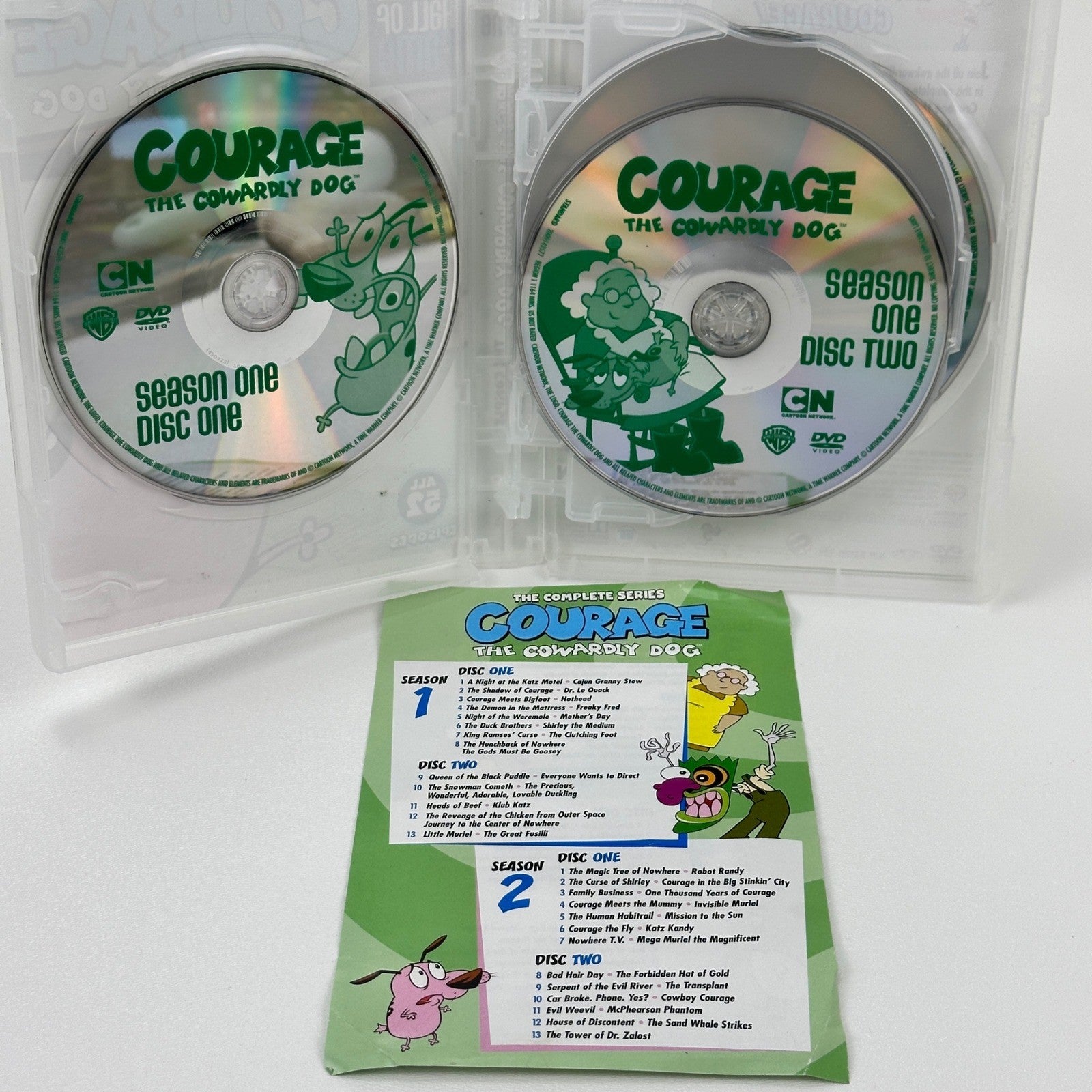 Courage the Cowardly Dog The Complete Series DVD Cartoon Network Hall of Fame by Buysaavy