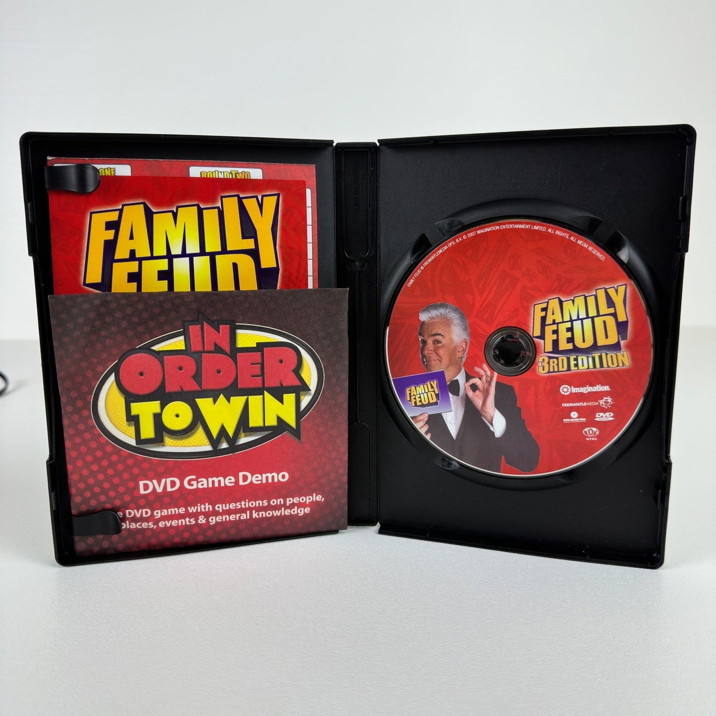 Family Feud 3rd Edition DVD Game John OHurley Imagination 2007 Trivia 2+ Players by Imagination Entertainment