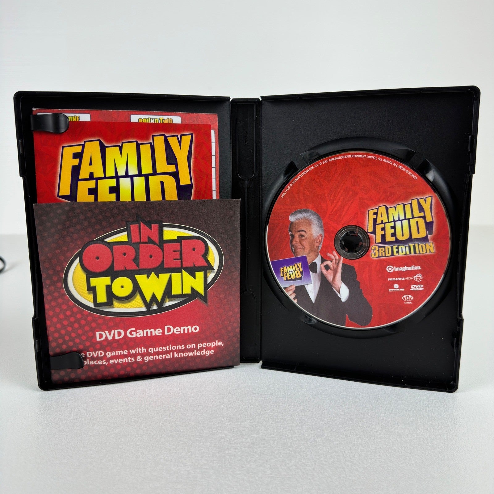 Family Feud 3rd Edition DVD Game John OHurley Imagination 2007 Trivia 2+ Players by Imagination Entertainment