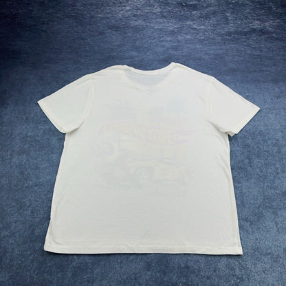 Love Tribe Hot Wheels Original Sunset Graphic T-Shirt Cream Large Retro 68 Car by Love Tribe