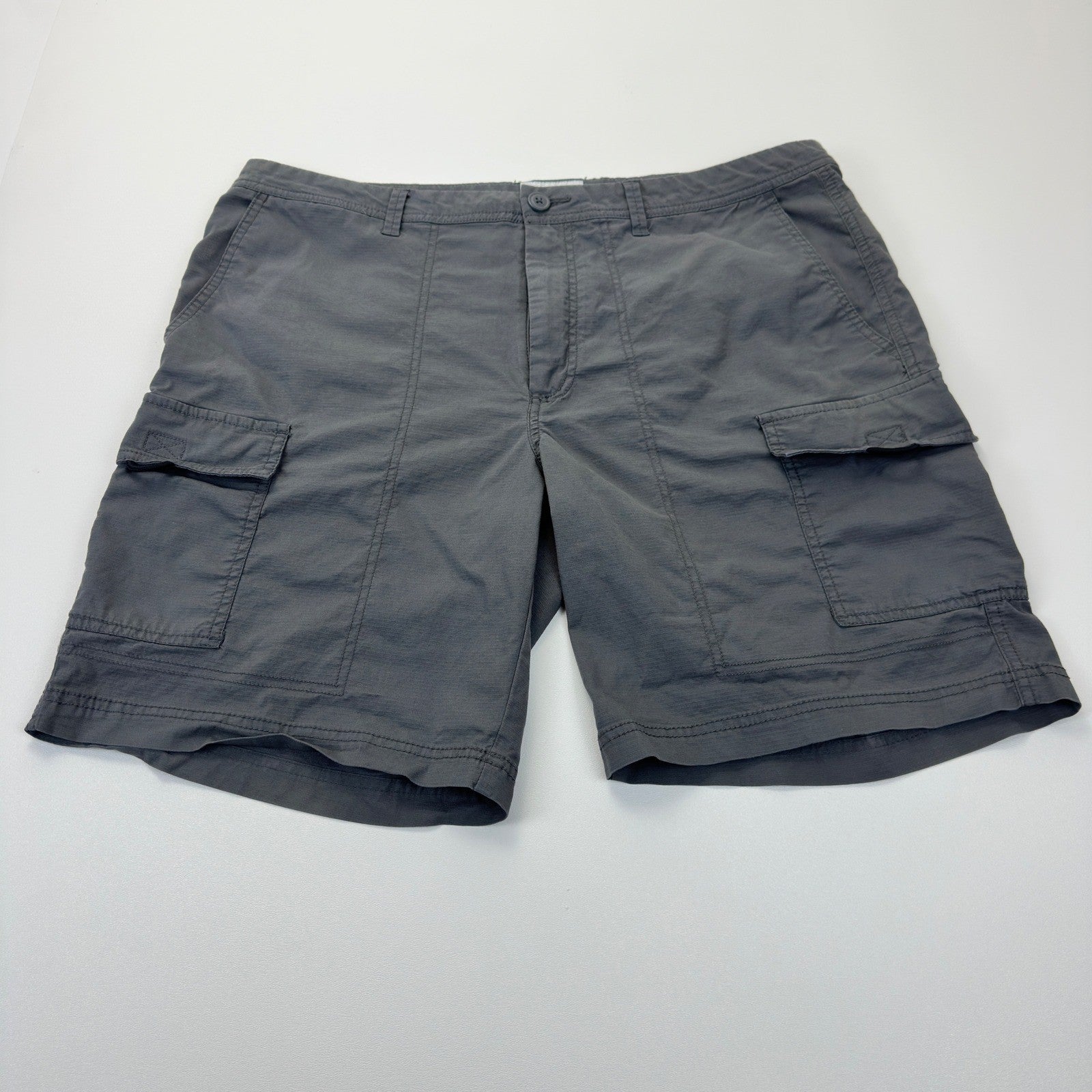 Goodfellow & Co Mens Gray Cargo Shorts Size 38 Utility Hiking Outdoor Casual by Goodfellow & Co