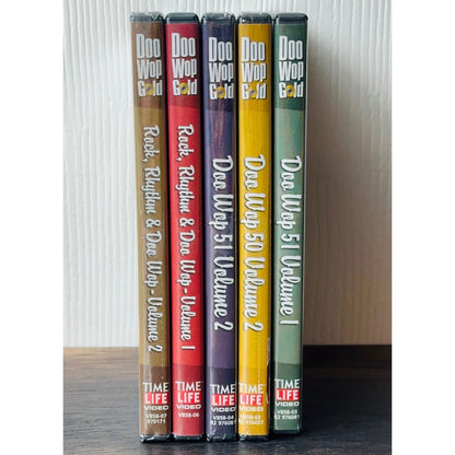 Time Life Doo Wop Gold 5 DVD Set Rock Rhythm 50 51 Volumes 1 2 Live Performances by Buysaavy