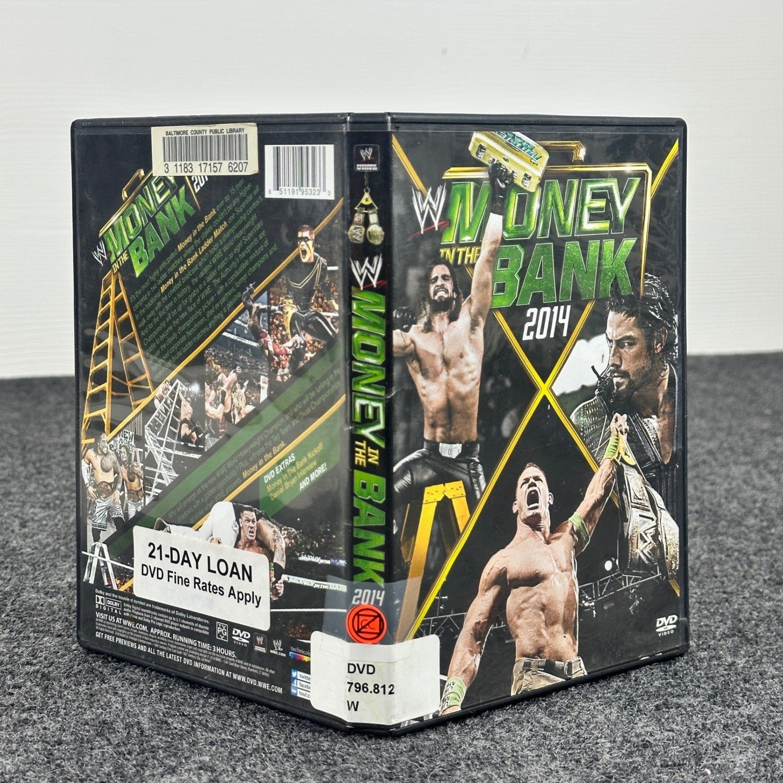 WWE Money in the Bank 2014 DVD John Cena Roman Reigns Seth Rollins Wrestling by Buysaavy