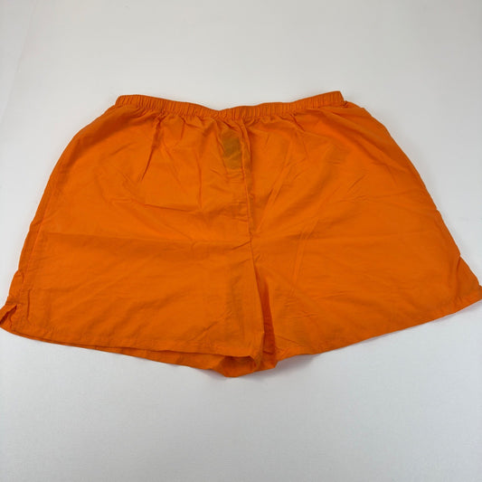 Athletic Works Tiger Lily Orange Nylon Active Shorts XL S8372 AW22D308 by Athletic Works