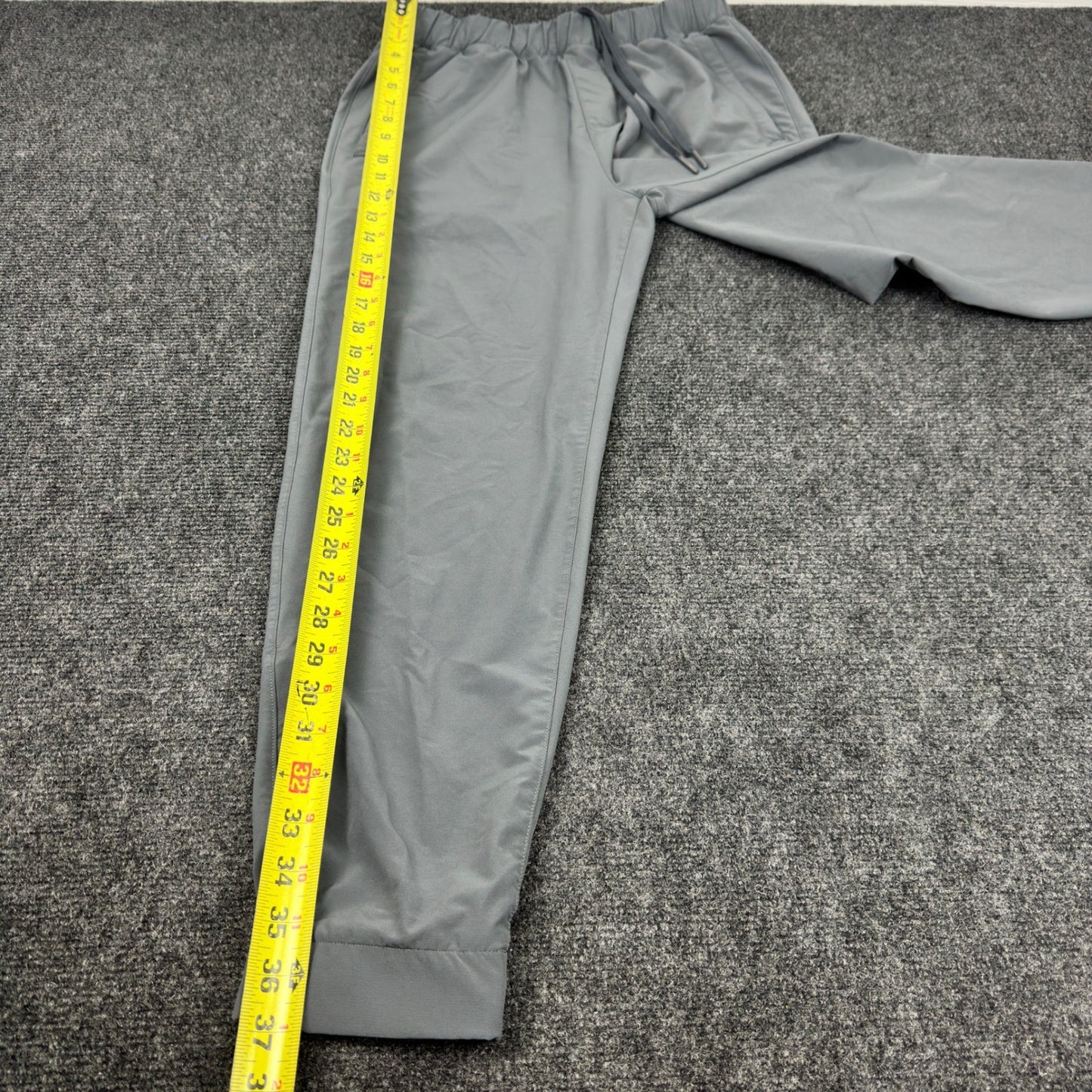 32 Degrees Cool Mens S Grey Joggers Elastic Waist Drawstring Activewear Pants by 32 Degrees