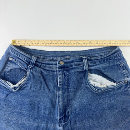 Cherokee Brand Woman Stretch Jeans 16WA Medium Wash Blue Straight Leg Denim by Cherokee Brand