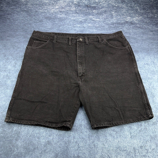 Wrangler Authentics Mens Black Denim Shorts 48 100% Cotton Made in USA 60601CB by Wrangler