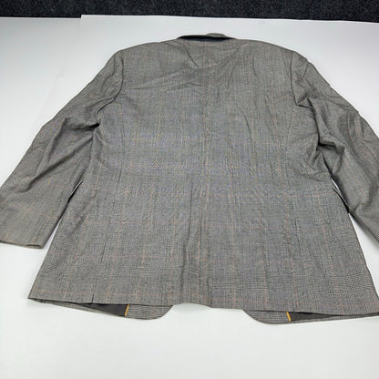 Sterling & Hunt Premier Edition Mens Grey Glen Plaid Worsted Wool Suit by Sterling & Hunt