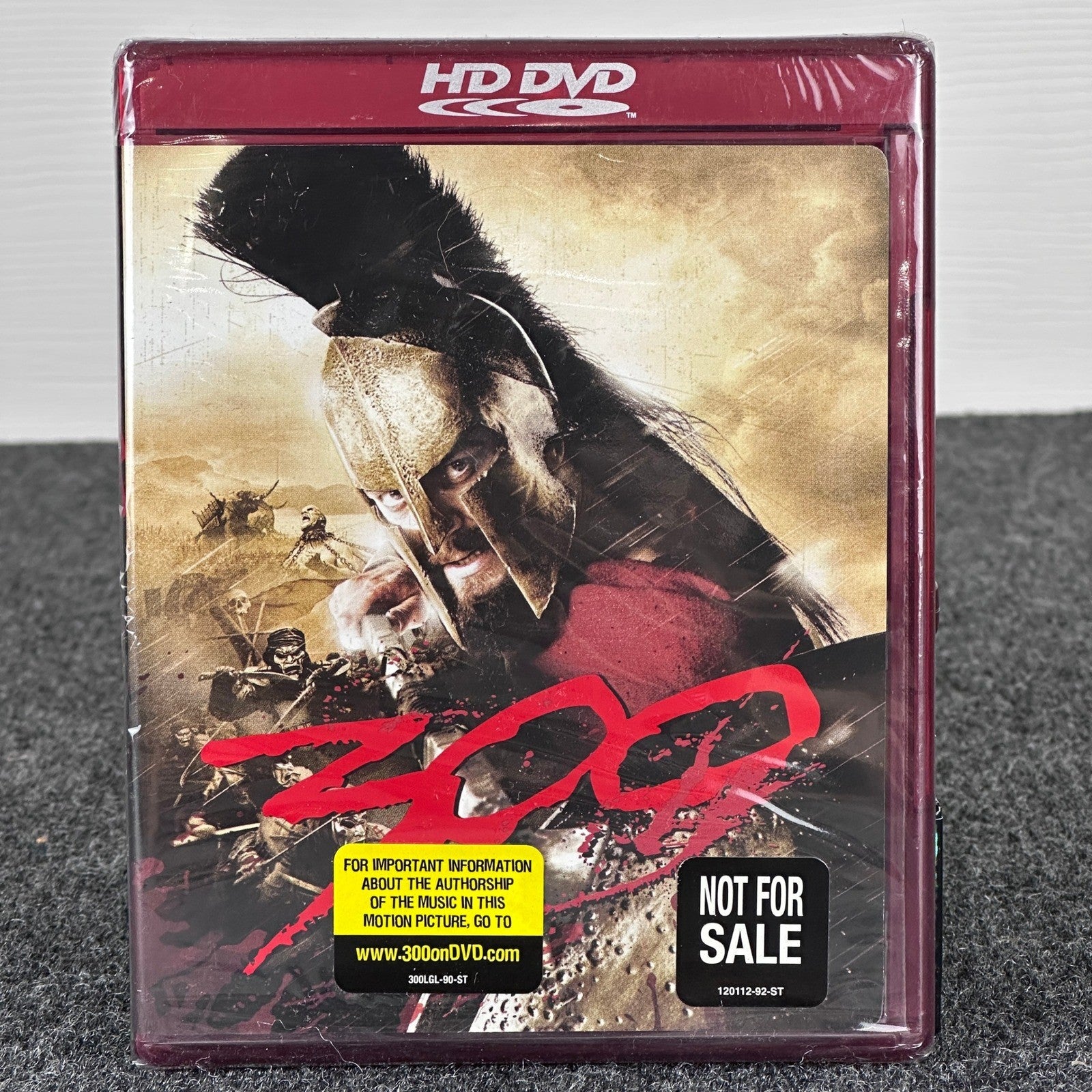 300 HD DVD Movie 2007 Zack Snyder Gerard Butler Warner Bros New Sealed Promo by Buysaavy